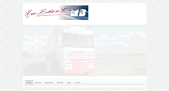 Desktop Screenshot of mvanbententransport.nl